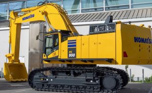 noticias maquinaria Komatsu excavadora PC950-11 en Bauma 2022