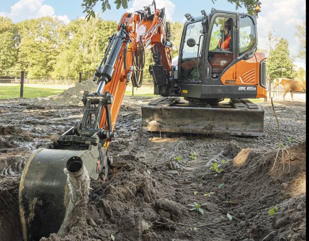 noticias maquinaria Mini Excavadora Doosan DX85R-7