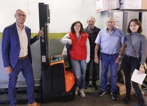 noticias maquinaria Toyota Material Handling España apilador