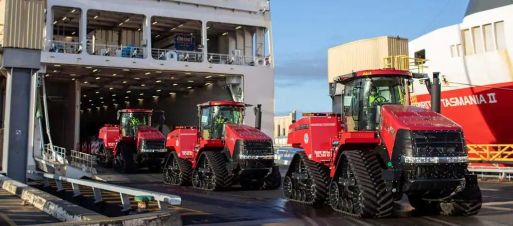 noticias maquinaria Tractores CASE IH con destino a la Antártida