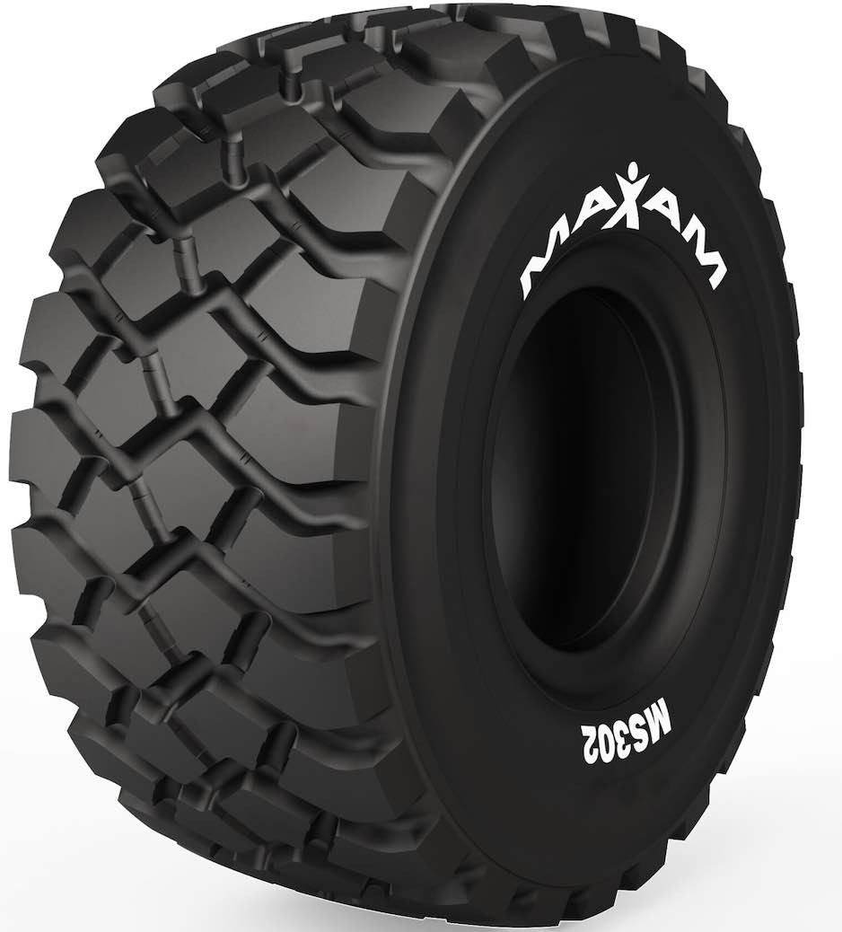 noticias maquinaria neumático MAXAM MS302 29.5R25 aprobado por Caterpillar