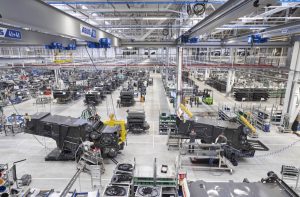 noticias maquinaria planta de Claas en  Harsewinkel de ensamblaje de cosechadoras