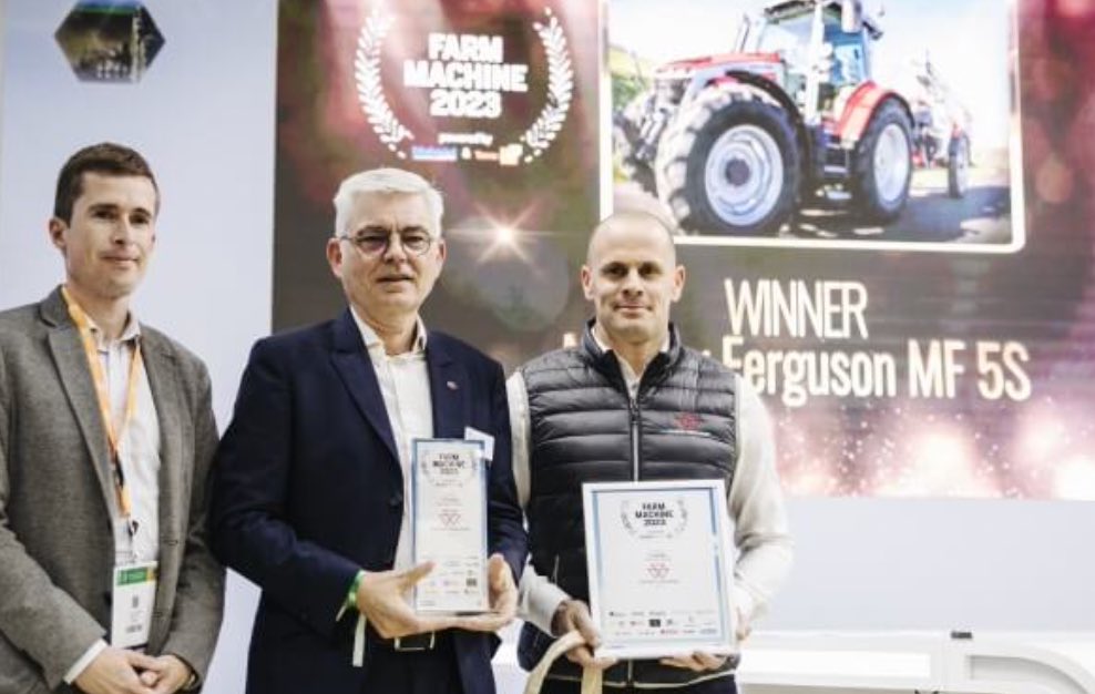 noticias maquinaria serie MF 5S de Massey Ferguson gana el Farm Machine 2023