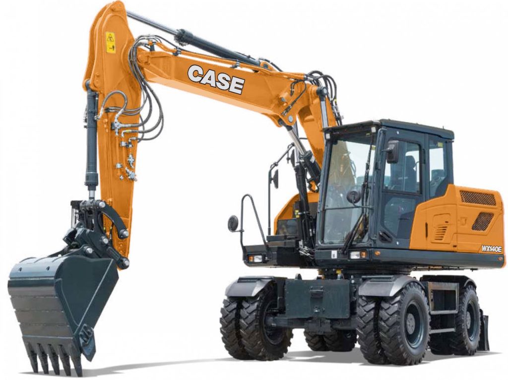 noticias maquinaria CASE CE excavadoras de ruedas