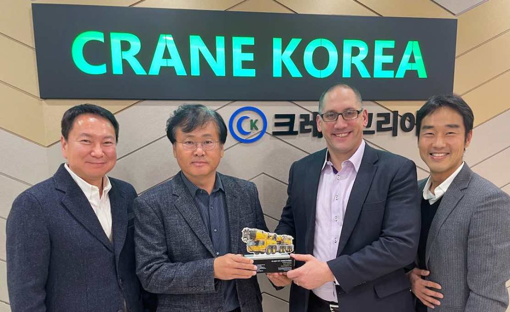 noticias maquinaria Crane Korea grúas todoterreno Grove
