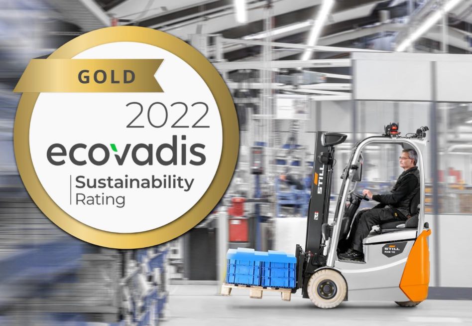 noticias maquinaria EcoVadis sostenibilidad de Oro a STILL