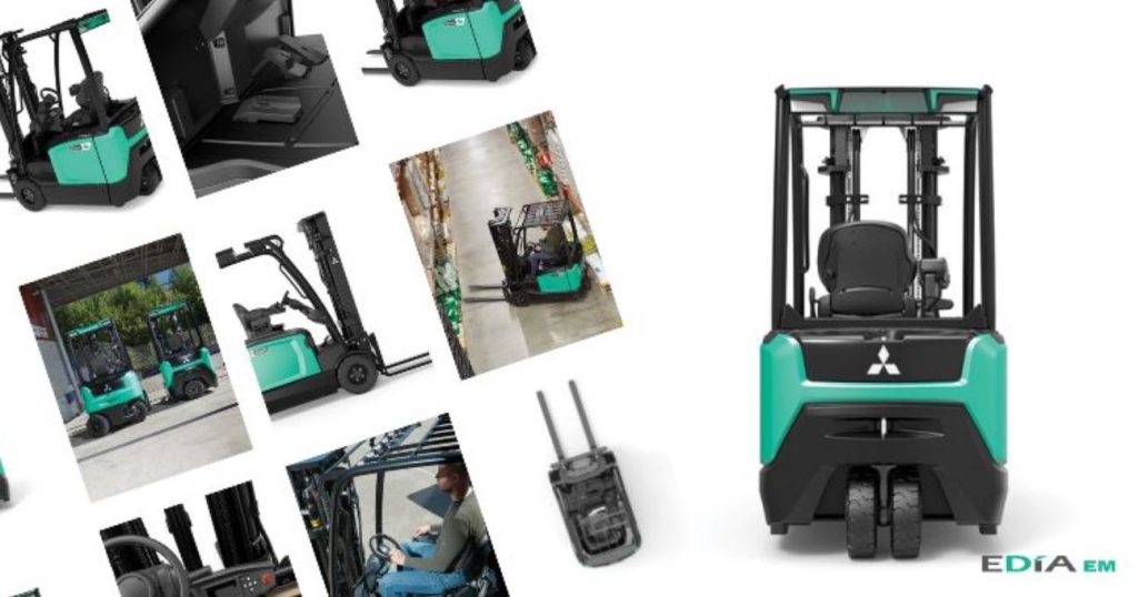 noticias maquinaria Mitsubishi Forklift Trucks carretillas EDiA EM