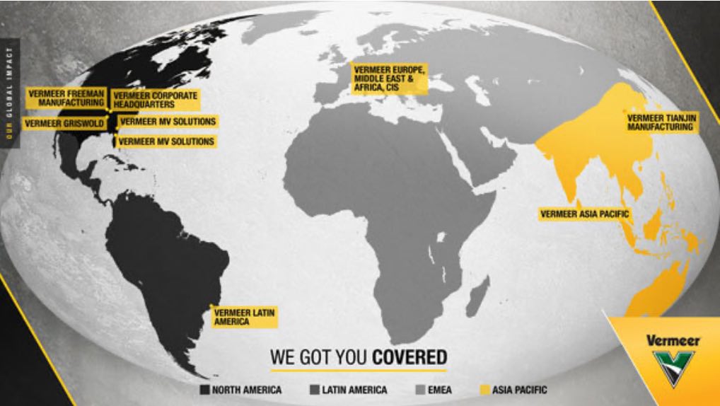noticias maquinaria Vermeer expansión a Des Moines
