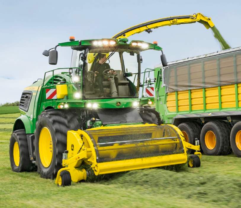 noticias maquinaria picadoras de forraje John Deere cumplen 50 años