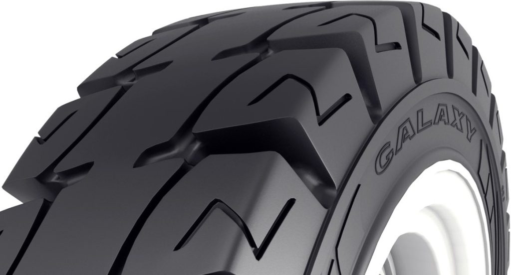 noticias maquinaria Galaxy MFS 101 SDS_ Yokohama Off-Highway Tires (YOH) neumáticos macizos para carretillas