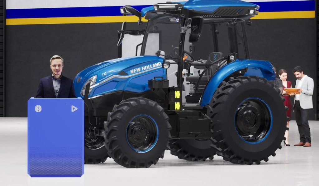 noticias maquinaria New Holland con Microsoft y Touchcast en CES 2023