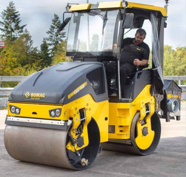 noticias maquinaria Nuevo rodillo eléctrico BW 100 _ 120 AD de Bomag