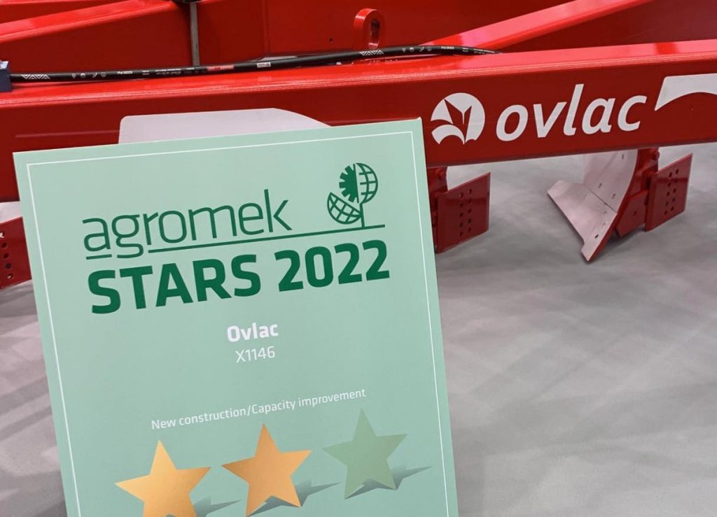 noticias maquinaria Ovlac alcanza las estrellas en Agromek