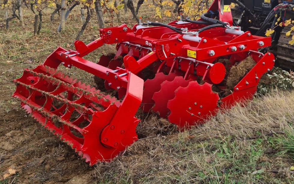 noticias maquinaria Ovlac grada rápida Minivid PRO. 