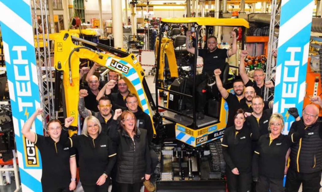 noticias maquinaria miniexcavadora eléctrica de JCB