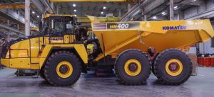 Noticias maquinaria Komatsu en Chattanooga camiones articulados HM400-5