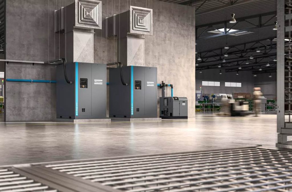 noticias maquinaria Atlas Copco lanza nuevos compresores de aire industriales inteligentes