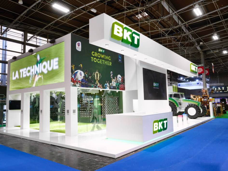noticias maquinaria BKT Tires experiencia inmersiva en el SIA de París