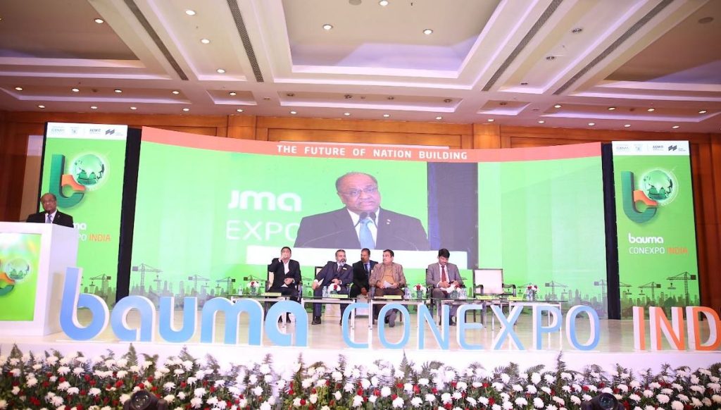 noticias maquinaria Ceremonia inaugural de bauma CONEXPO India 2023