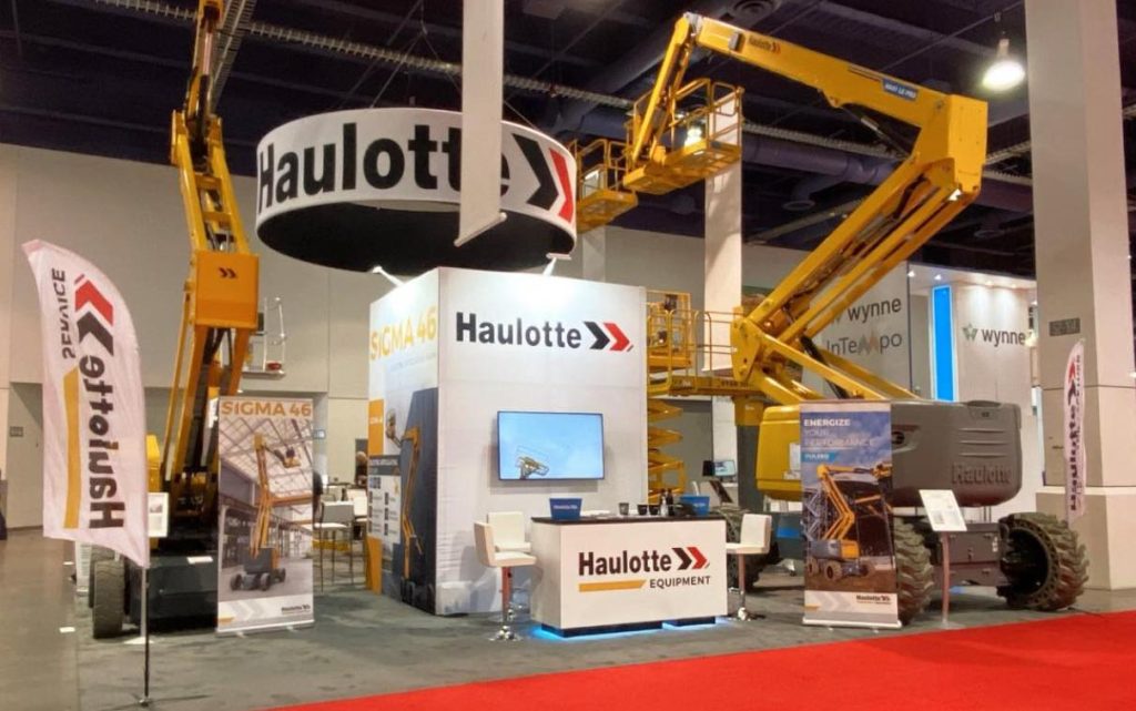 noticias maquinaria Haulotte en las ferias de Executive Hire y Ara Show