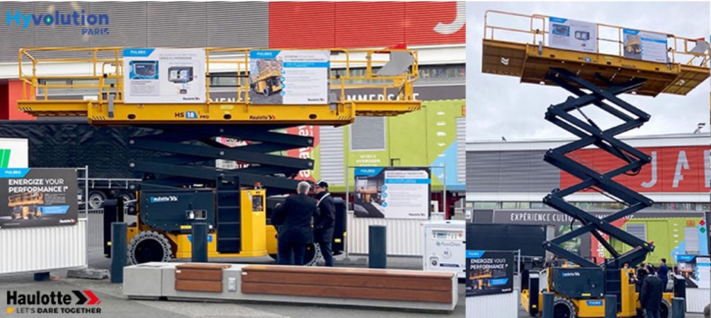 noticias maquinaria Haulotte estuvo presente en la feria Hyvolution