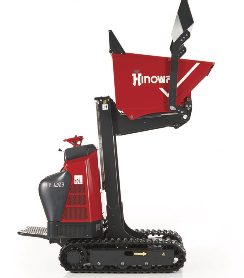 noticias maquinaria Hinowa presenta el nuevo Dúmper autocargable HS1203