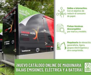 noticias maquinaria LoxamHune catálogo online de Maquinaria Sostenible
