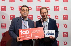 noticias maquinaria Michelin España recoge el certificado «Top Employer» 2023