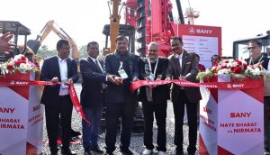 noticias maquinaria SANY India en BAUMA CONEXPO