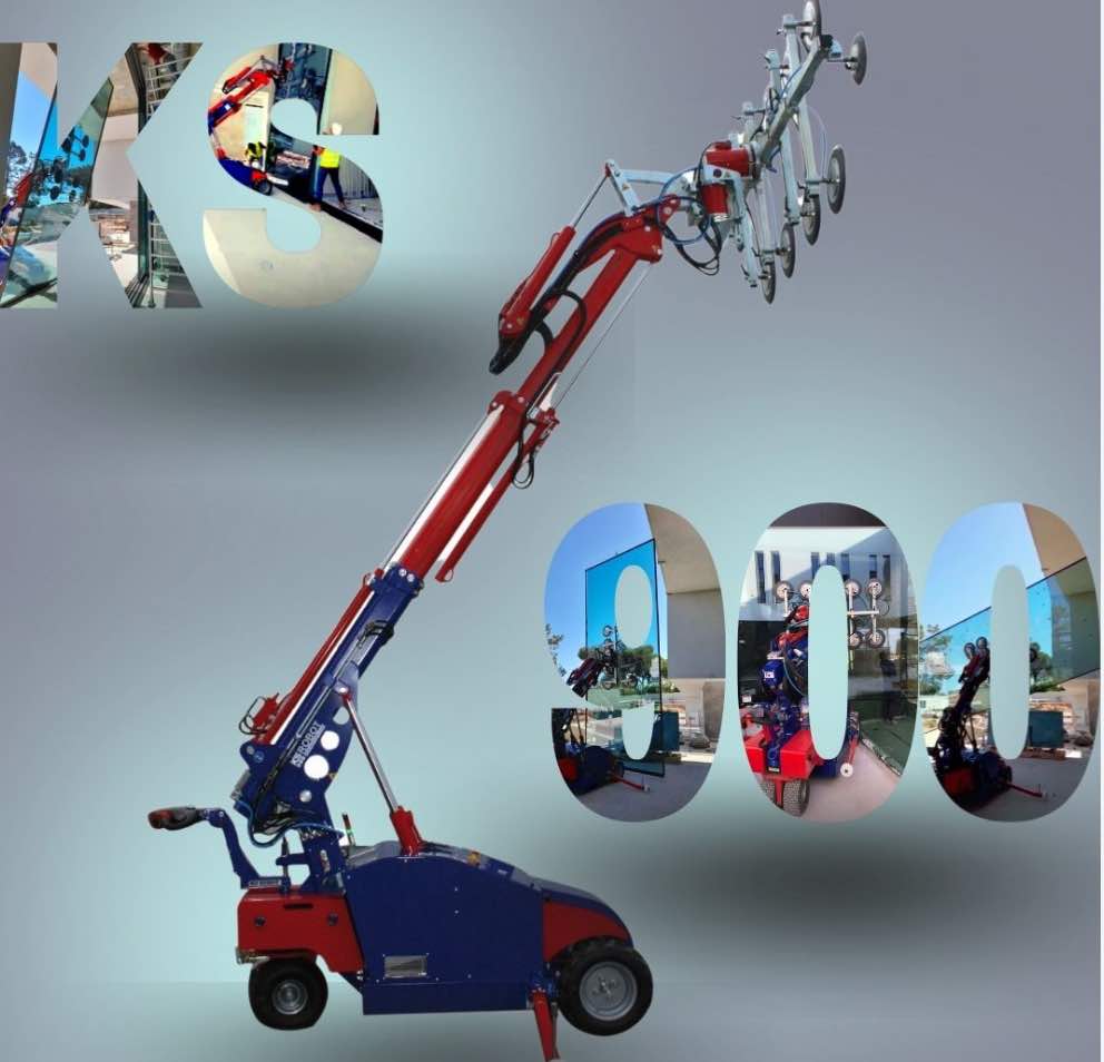 noticias maquinaria Spain Crane robot cristalero KS 900 OFFROAD