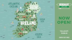 noticias maquinaria Versalift Ireland Limited ya está operativo