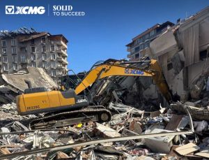 noticias maquinaria XCMG equipos de rescate de emergencia en Turquía