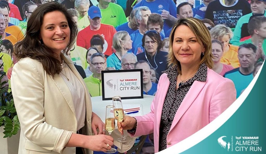 noticias maquinaria Yanmar lleva el Almere City Run al siguiente nivel como patrocinador