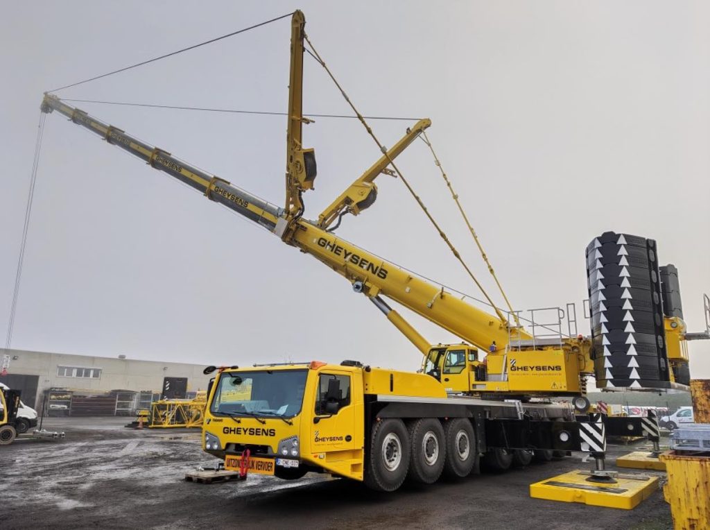 noticias maquinaria grúa Tadano AC 7.450-1 de Benelux