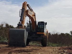 noticias maquinaria La excavadora R 945 G8 de Liebherr seduce en Nueva Caledonia