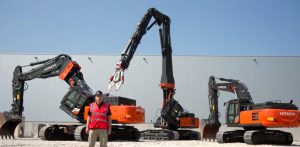noticias maquinaria Nuevas excavadoras de orugas Hitachi para la demolición