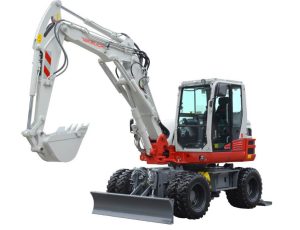 noticias maquinaria TAKEUCHI excavadora de ruedas TB395W