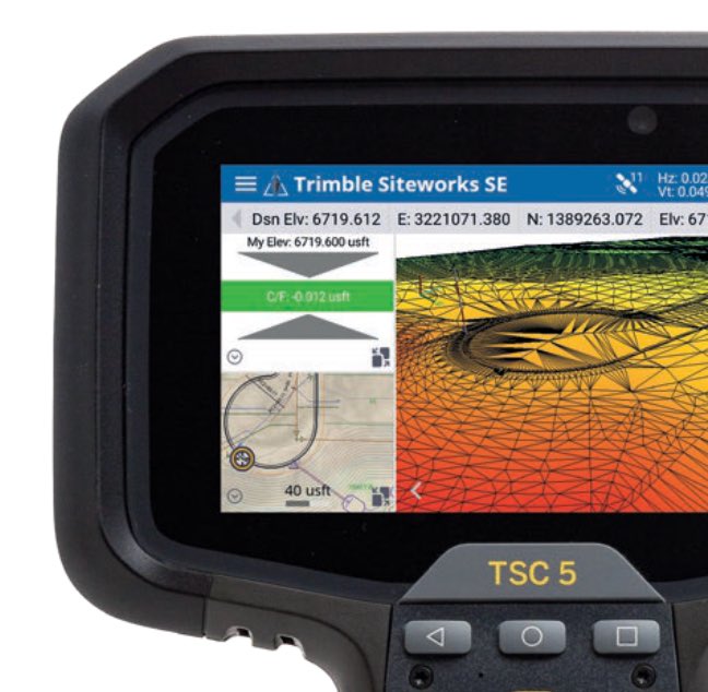 noticias maquinaria Trimble presenta el módulo de guía de máquinas Siteworks