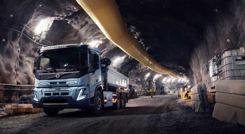 noticias maquinaria Volvo Trucks y la empresa minera Boliden