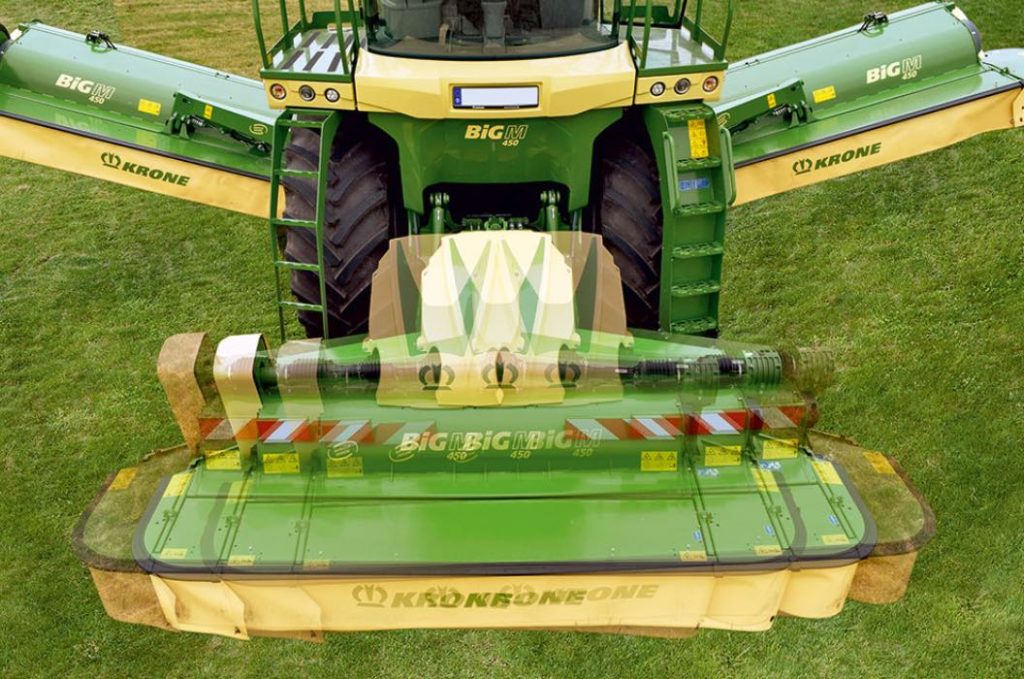 noticias maquinaria Nueva función en la segadora BiG M de KRONE
