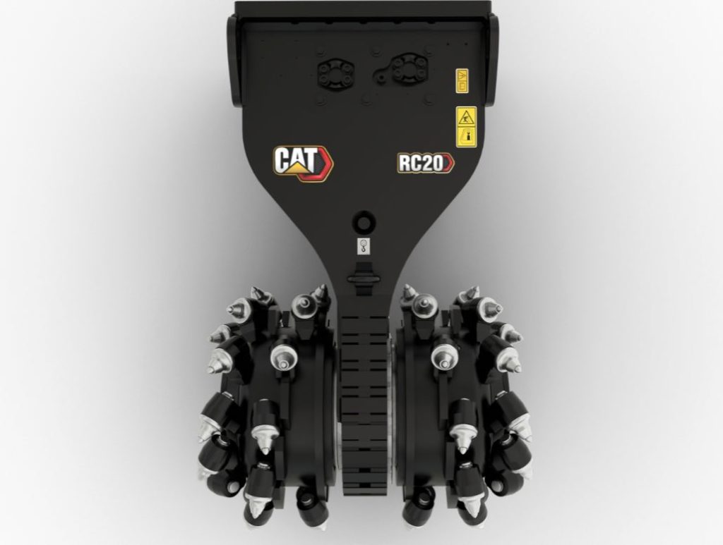 noticias maquinaria Nuevas cortadoras rotativas Cat® para excavadoras