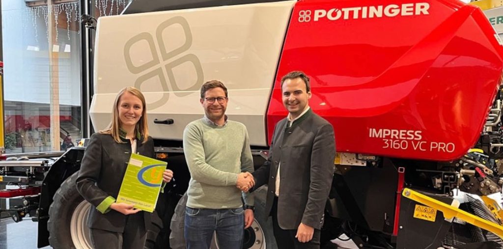 noticias maquinaria PÖTTINGER y la juventud rural de Alta Austria
