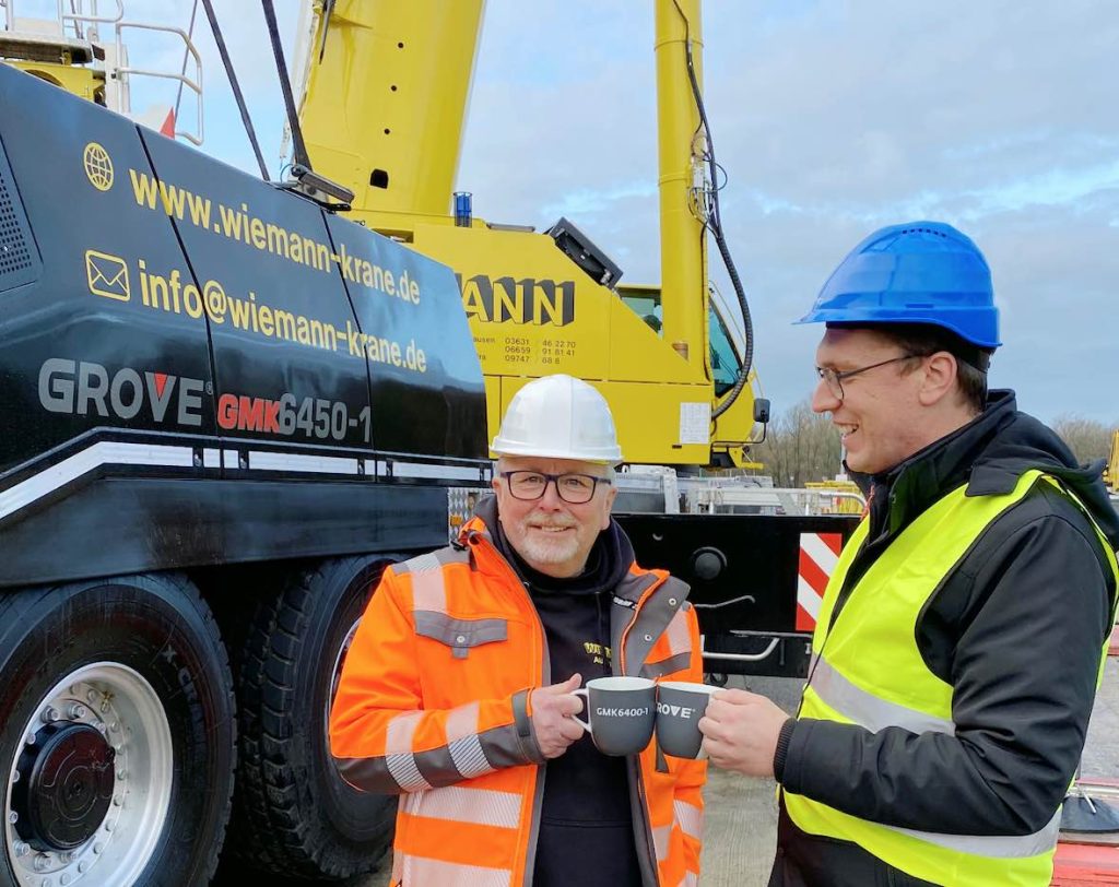 noticias maquinaria Wiemann Autokrane agrega Grove GMK6400-1 a su flota