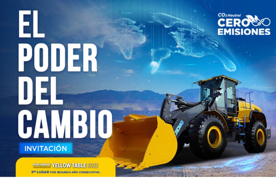 noticias maquinaria XCMG se presentará con “el poder del cambio” en Expomin 2023
