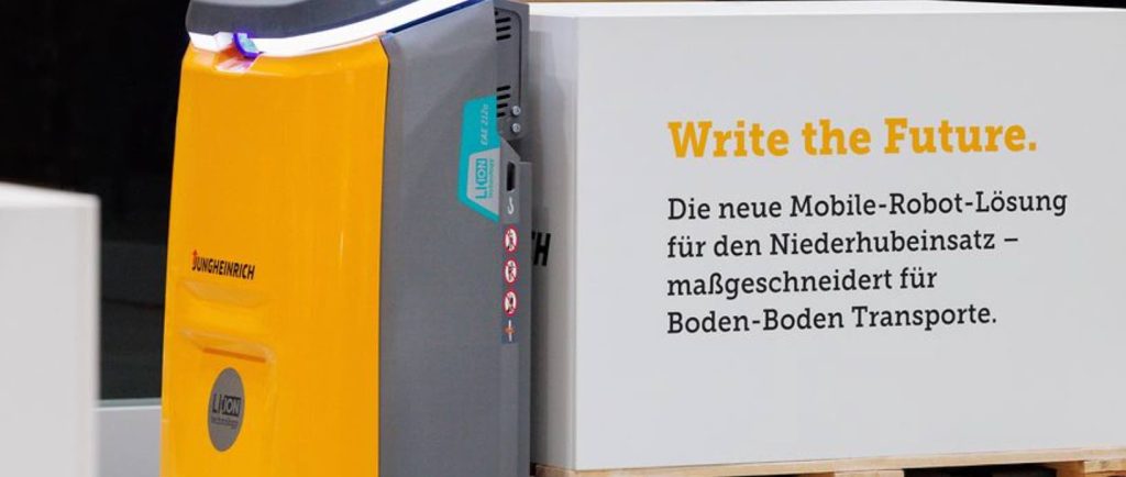noticias maquinaria Jungheinrich presenta un nuevo AMR en la LogiMAT