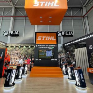 noticias maquinaria STIHL lleva sus nuevos vareadores SPA de batería a Expoliva 2023