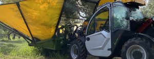 noticias maquinaria Un manipulador Mini Agri 26.6 de Dieci, para recolectar aceitunas