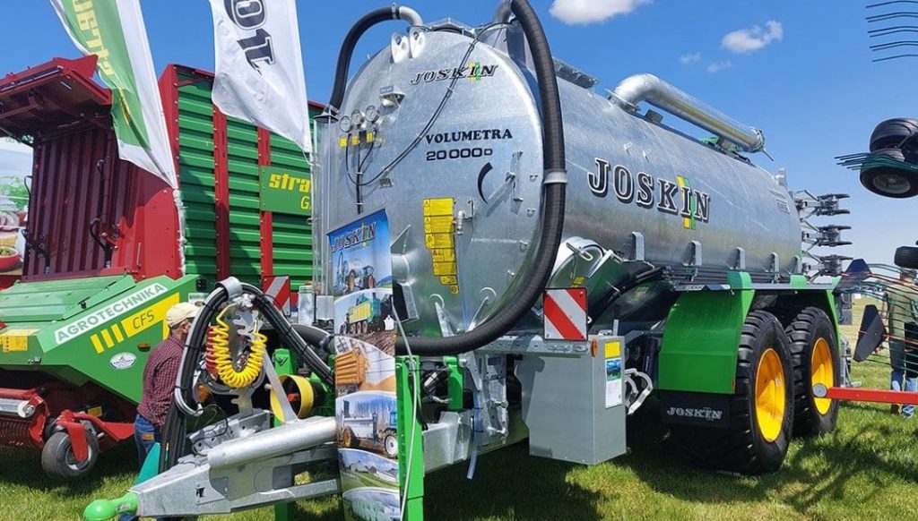 noticias maquinaria Joskin en la feria Zielone Agro Show 2023