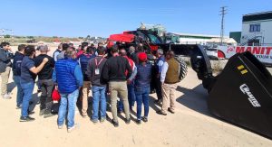 noticias maquinaria Manitou presenta en España su nuevo manipulador agrícola MLT 850-145 V+