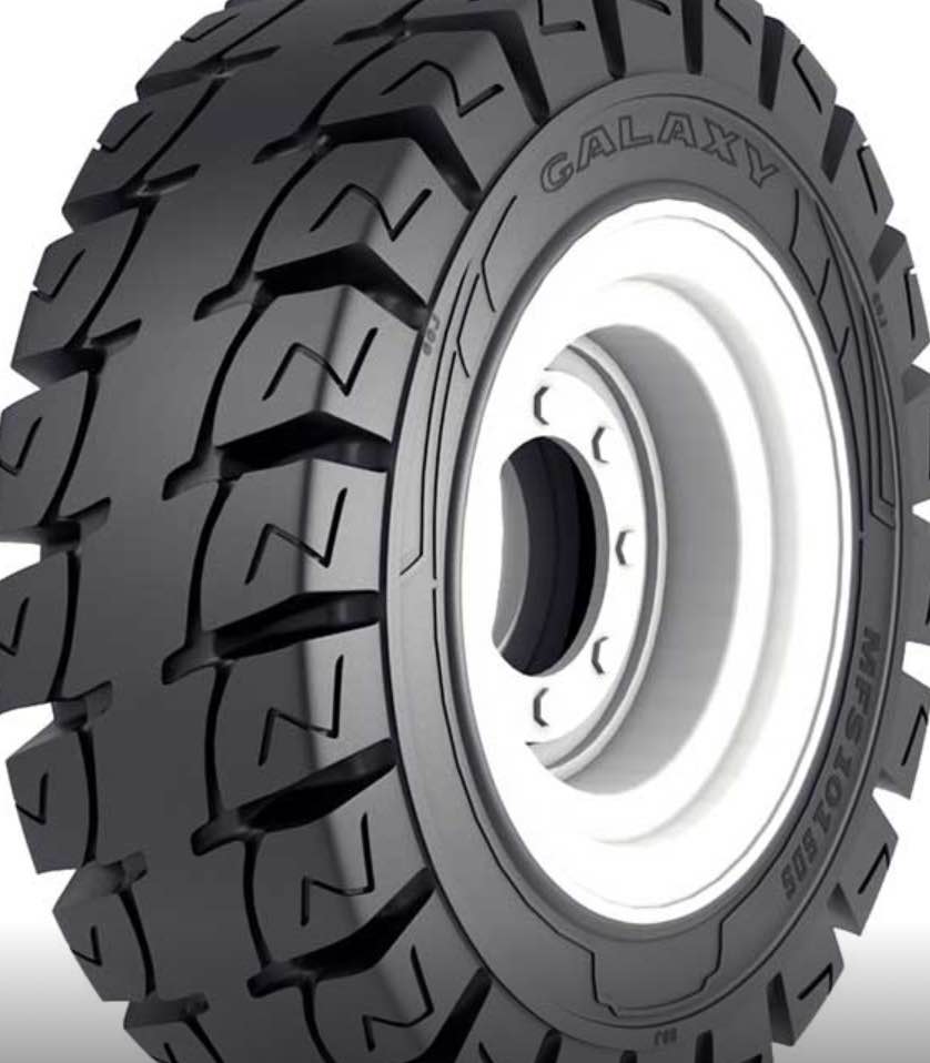 noticias maquinaria Nuevo neumático sólido de nueva generación Galaxy MFS 101 SDS
